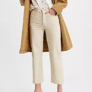 Levi’s Ribcage corduroy pants - ecru, 30